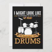 Ik speel mijn drums kaart (Voorkant)