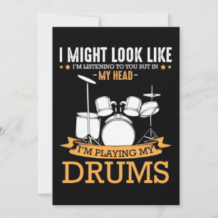 Ik speel mijn drums kaart