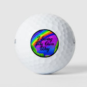 Ik speel mijn eigen weg golfballen (Voorkant)