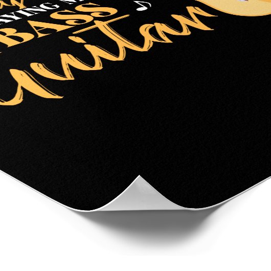 Ik speel mijn gitaar. poster (Hoek)