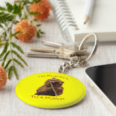 Ik speel naar een punt! sleutelhanger (Zijkant)