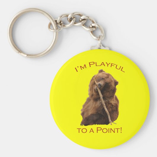 Ik speel naar een punt! sleutelhanger (Voorkant)