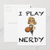 Ik speel Nerdy Briefkaart (Voorkant / Achterkant)