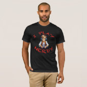 Ik speel nerdy gamer boy t-shirt (Voorkant volledig)