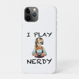 Ik speel nerdy gamer meisje Case-Mate iPhone case
