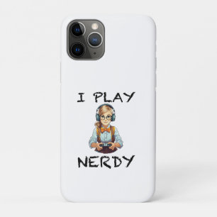 Ik speel nerdy gamer meisje Case-Mate iPhone case