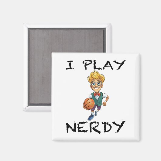 Ik speel Nerdy Magneet (Voorkant / Achterkant)