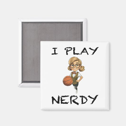 Ik speel Nerdy Magneet (Voorkant / Achterkant)