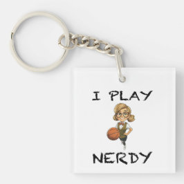 Ik speel Nerdy Sleutelhanger