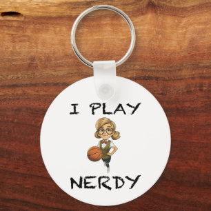 Ik speel Nerdy Sleutelhanger
