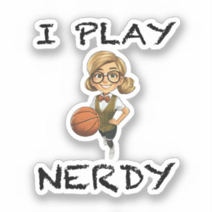 Ik speel Nerdy Sticker