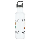 Ik speel Nerdy Waterfles (Voorkant)