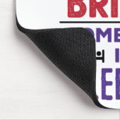 Ik speel niet altijd Brug soms ik slaap Muismat (Hoek)