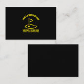 Ik speel niet altijd grappige golfer golf met golf visitekaartje (Voorkant / Achterkant)