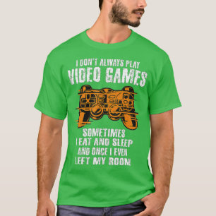 Ik speel niet altijd videogames Funny Boys Mannen T-shirt