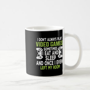 Ik speel niet altijd videogames Grappig gamer cade Koffiemok