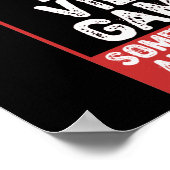 Ik speel niet altijd videogames poster (Hoek)