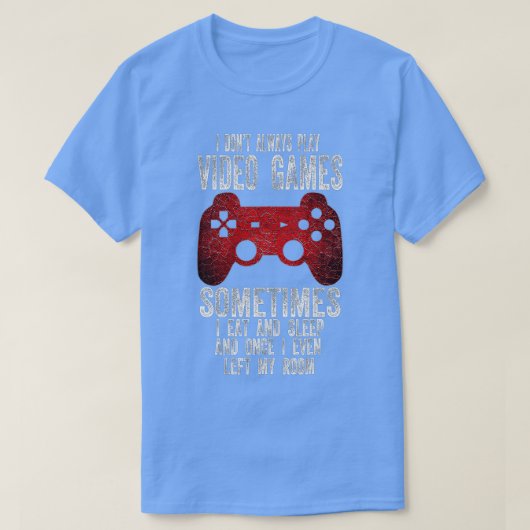 Ik speel niet altijd videospellen Funny Boys ns (3 T-shirt (Design voorkant)