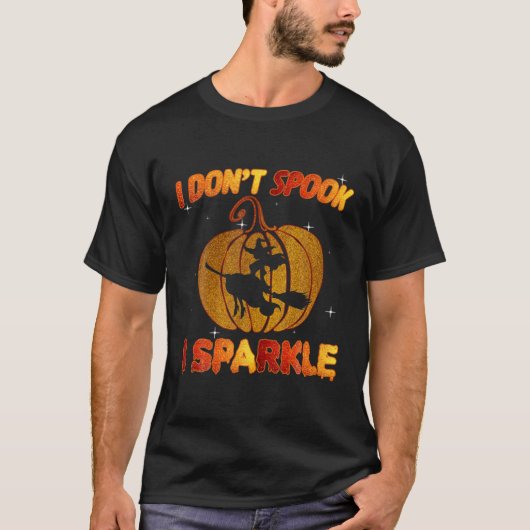 Ik speel niet dat ik halloween witch kostuum bespa t-shirt (Voorkant)