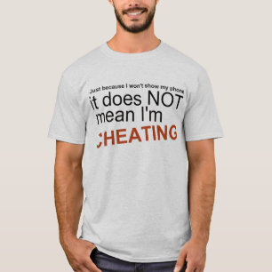 ..ik speel niet vals t-shirt