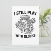 Ik speel nog steeds met autoklokken kaart (Staand voorkant)