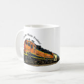 Ik speel nog steeds met dieseltreinen koffiemok (Voorkant links)