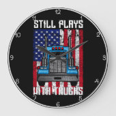 Ik speel nog steeds met vrachtwagens grote klok (Voorkant)