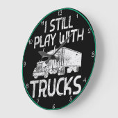 Ik speel nog steeds met vrachtwagens grote klok (Hoek)