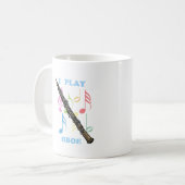 Ik speel Oboe Koffiemok (Voorkant links)