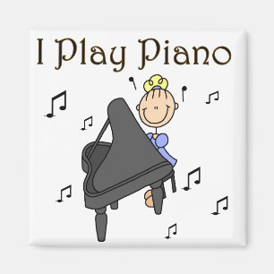 Ik speel Piano Magnet