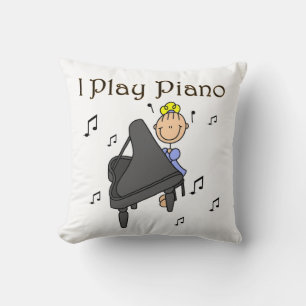 Ik Speel Piano T-shirts en Cadeaus Kussen