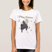 Ik speel Piano T-shirts en cadeautjes (Voorkant)