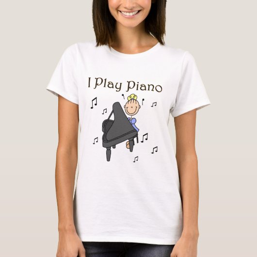 Ik speel Piano T-shirts en cadeautjes (Voorkant)