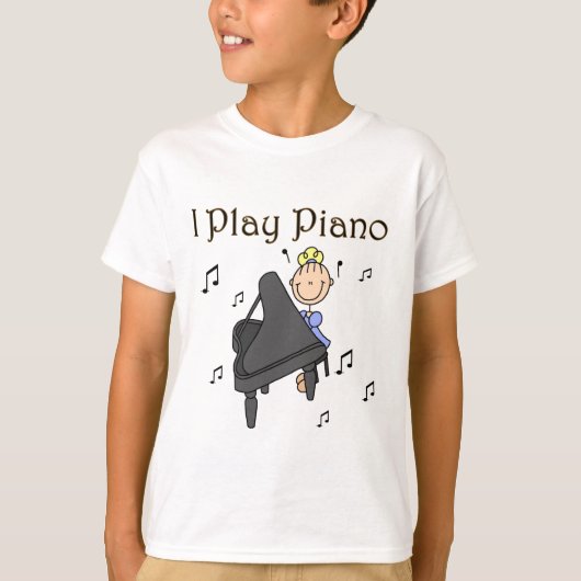 Ik speel Piano T-shirts en cadeautjes (Voorkant)