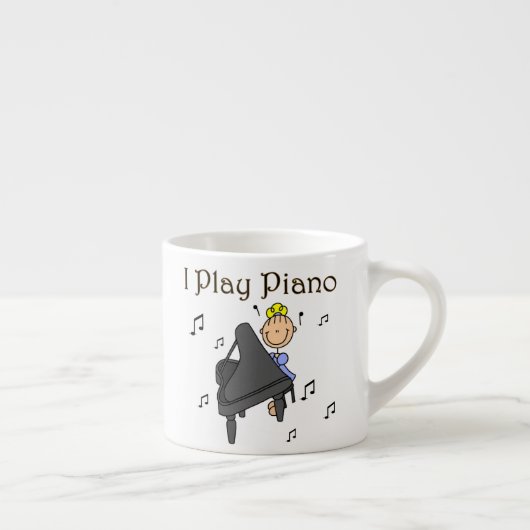 Ik speel Piano T-shirts en cadeautjes Espresso Kop (Rechts)