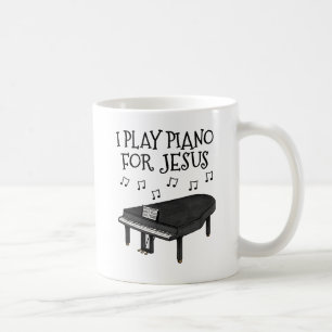 Ik speel piano voor Jezus, pianist van de Grote Pi Koffiemok