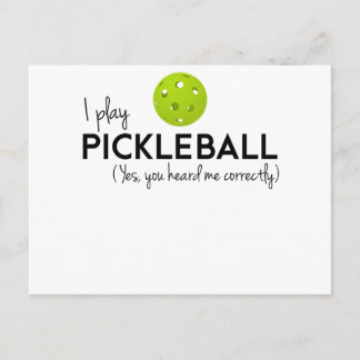 Ik speel Pickleball Briefkaart