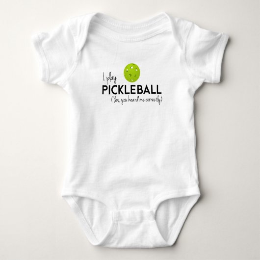 Ik speel Pickleball Romper (Voorkant)
