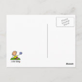 Ik Speel Poker Briefkaart (Achterkant)