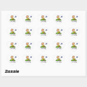 Ik speel poker hart sticker (Vel)