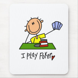 Ik speel poker muismat