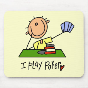 Ik Speel Poker T-shirts en Cadeaus Muismat