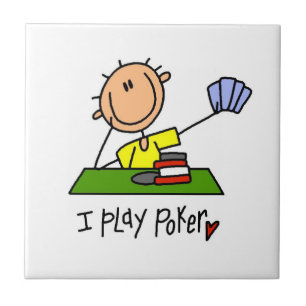 Ik Speel Poker Tegeltje