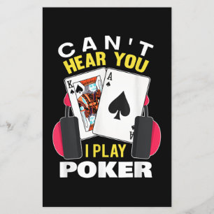 Ik speel Poker Texas Holdem Player. Flyer