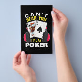 Ik speel Poker Texas Holdem Player. Flyer (Hand)
