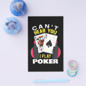 Ik speel Poker Texas Holdem Player. Flyer (Enkel)