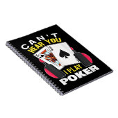 Ik speel Poker Texas Holdem Player. Notitieboek (Rechterzijde)
