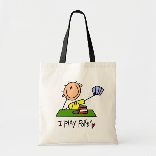 Ik Speel Poker Tote Bag (Voorkant)