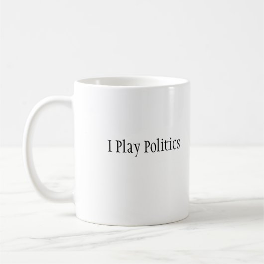 Ik speel politiek - Fantasy Congress Mok (Links)