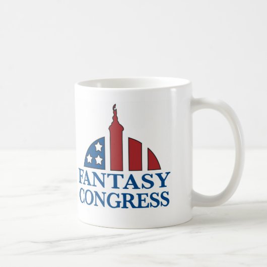 Ik speel politiek - Fantasy Congress Mok (Rechts)